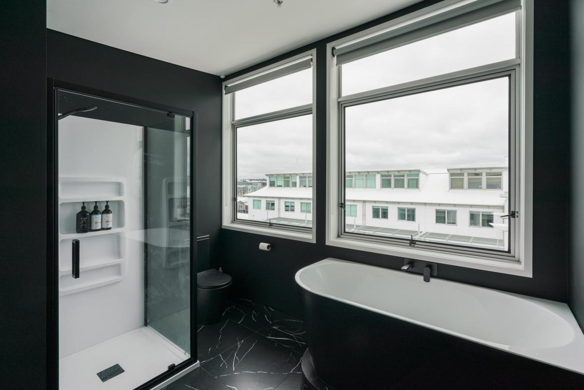 Penthouse Apartment With Stunning Harbour Views Auckland Buitenkant foto