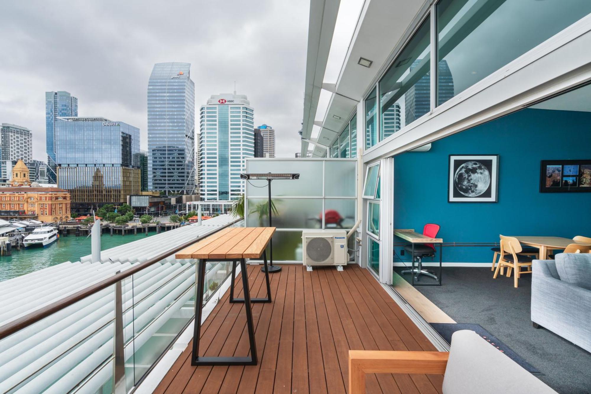 Penthouse Apartment With Stunning Harbour Views Auckland Buitenkant foto
